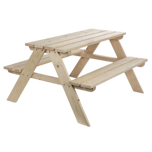 Enfants table 90x79x50cm bois - enfants,